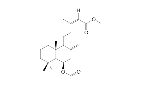 METHYL-(Z)-6-BETA-ACETYLOXYLABDA-8(17),13-DIEN-15-OATE