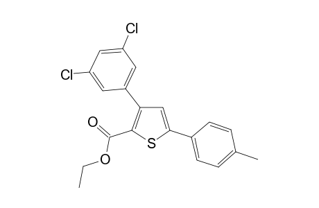 Ethyl 3-(3,5-dichlorophenyl)-5-(p-tolyl)thiophene-2-carboxylate