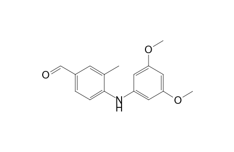 4-(3,5-dimethoxyanilino)-3-methyl-benzaldehyde