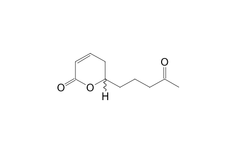 6-(4'-Oxopentyl)-5,6-dihydro-2H-pyran-2-one