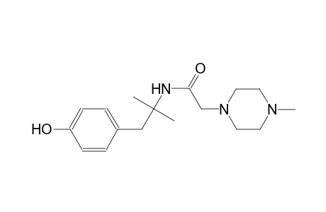1-piperazineacetamide, N-[2-(4-hydroxyphenyl)-1,1-dimethylethyl]-4-methyl-