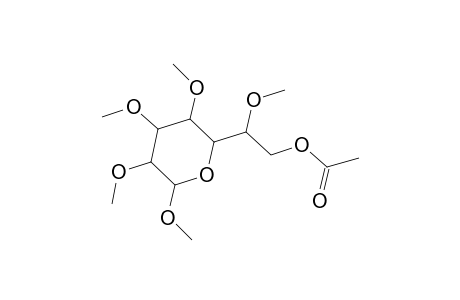 Methyl 7-O-acetyl-2,3,4,6-tetra-O-methylheptopyranoside