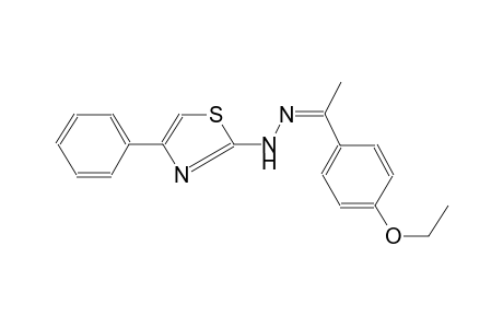 ethanone, 1-(4-ethoxyphenyl)-, (4-phenyl-2-thiazolyl)hydrazone, (1Z)-