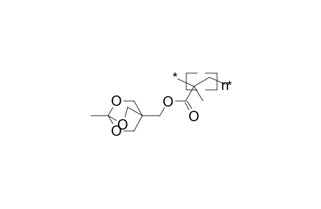 Poly[1-methyl-4-(methacryloyloxymethyl)-2,6,7-trioxabicyclo[2.2.2]octane]