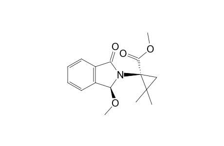Methyl (1S,3'S)-2,2-Dimethyl-1-(2,3-dihydro-3-methoxy-1-oxo-1H-isoindol-2-yl)cyclopropanecarboxcylate