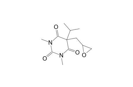 2,4,6(1H,3H,5H)-Pyrimidinetrione, 1,3-dimethyl-5-(1-methylethyl)-5-(oxiranylmethyl)-