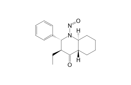 N-NITROSO-3-ETHYL-2-PHENYL-TRANS-DECAHYDROQUINOLIN-4-ONE;MINOR-CONFORMER