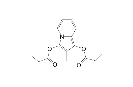1,3-Indolizinediol, 2-methyl-, dipropanoate (ester)