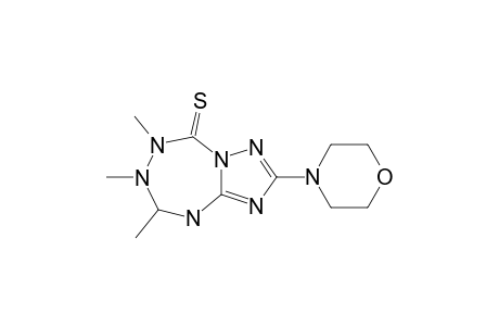 2-MORPHOLINO-6,7,8-TRIMETHYL-5,6,7,8-TETRAHYDRO-[1,2,4]-TRIAZOLO-[1,5-D]-[1,2,4,6]-TETRAZEPINE-5-(9H)-THIONE