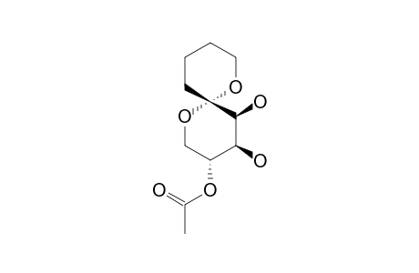 (3R*,4S*,5S*,6S*)-3-acetoxy-1,7-dioxaspiro[5.5]undecane-4,5-diol