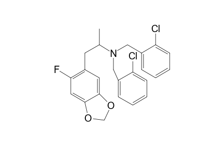 N,N-Bis(2-chlorobenzyl)-2-fluoro-4,5-methylenedioxyamphetamine