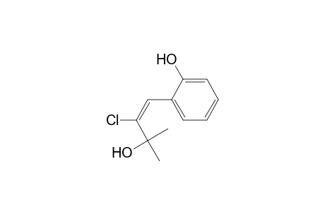 (E)-3-Chloro-4-(o-hydroxyphenyl)-2-methylbut-3-en-2-ol