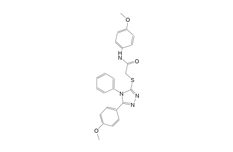 N-(4-methoxyphenyl)-2-{[5-(4-methoxyphenyl)-4-phenyl-4H-1,2,4-triazol-3-yl]sulfanyl}acetamide
