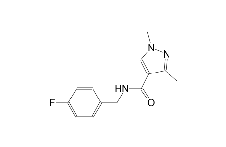 N-(4-fluorobenzyl)-1,3-dimethyl-1H-pyrazole-4-carboxamide