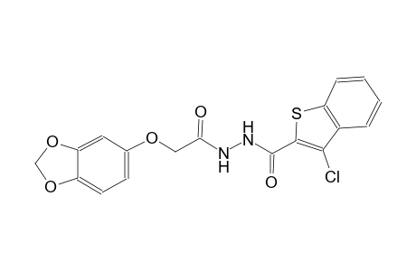 acetic acid, (1,3-benzodioxol-5-yloxy)-, 2-[(3-chlorobenzo[b]thien-2-yl)carbonyl]hydrazide