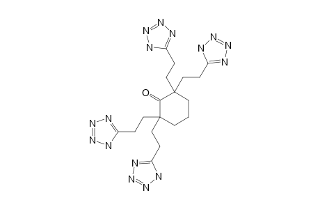 2,2,6,6-TETRAKIS-[2-(5-TETRAZOLYL)-ETHYL]-CYCLOHEXANONE