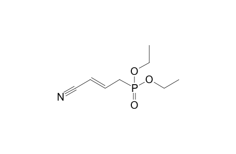 (E)-4-diethoxyphosphoryl-2-butenenitrile