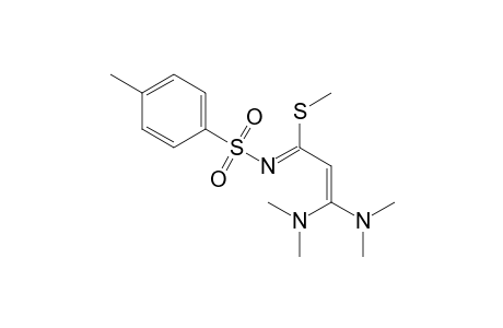 2-Propenimidothioic acid, 3,3-bis(dimethylamino)-N-[(4-methylphenyl)sulfonyl]-, methyl ester