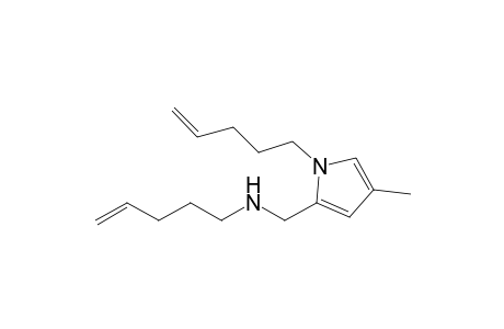 4-Methyl-2-((5-pentenylamino)methyl)-1-(4-pentenyl)pyrrole