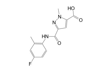3-[(4-fluoro-2-methylanilino)carbonyl]-1-methyl-1H-pyrazole-5-carboxylic acid