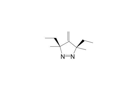 rel-3(R),cis-5-Diethyl-3,5-dihydro-trans-3,trans-5-dimethyl-4-methylene-4H-pyrazole