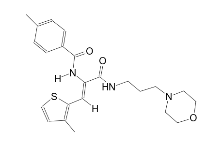benzamide, 4-methyl-N-[(Z)-2-(3-methyl-2-thienyl)-1-[[[3-(4-morpholinyl)propyl]amino]carbonyl]ethenyl]-