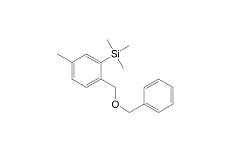 [(2-(Benzyloxy)methyl)(5-methylphenyl)](trimethyl)silan