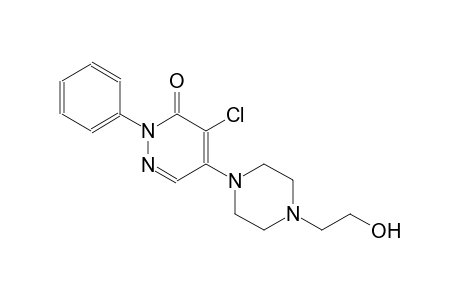 4-chloro-5-[4-(2-hydroxyethyl)-1-piperazinyl]-2-phenyl-3(2H)-pyridazinone