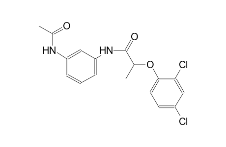 N-[3-(acetylamino)phenyl]-2-(2,4-dichlorophenoxy)propanamide