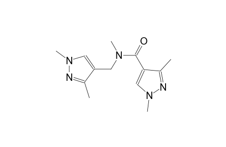 N-[(1,3-dimethyl-1H-pyrazol-4-yl)methyl]-N,1,3-trimethyl-1H-pyrazole-4-carboxamide