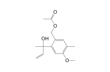 1,2-Benzenedimethanol, .alpha.1-ethenyl-5-methoxy-.alpha.1,4-dimethyl-, .alpha.2-acetate