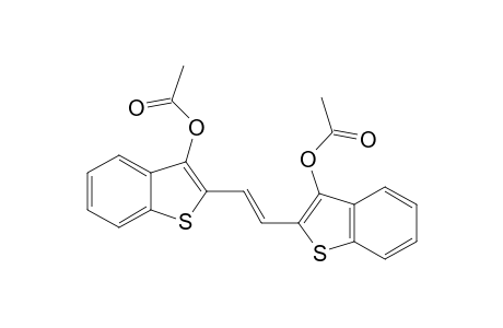 Benzo[b]thiophene-3-ol, 2,2'-(1,2-ethenediyl)bis-, diacetate