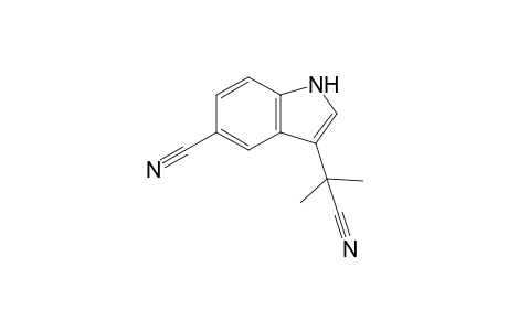 3-(2-Cyanopropan-2-yl)-1H-indole-5-carbonitrile