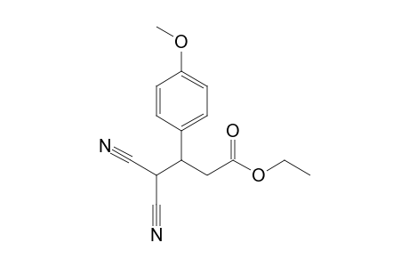 Ethyl 4,4-Dicyano-3-(4-methoxyphenyl)butyrate