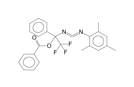 1-PHENYL-1-[N-(2,4,6-TRIMETHYLPHENYL)CARBODIIMIDO]-2,2,2-TRIFLUOROETHYL BENZOATE