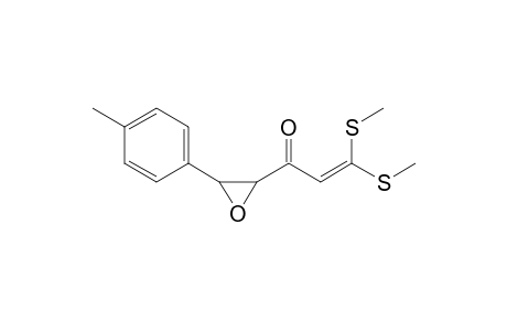 5-(4-Methylphenyl)-1,1-bis(methylthio)-4,5-epoxy-1-penten-3-one