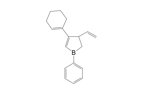 3-(1-cyclohexenyl)-4-ethenyl-1-phenyl-4,5-dihydroborole