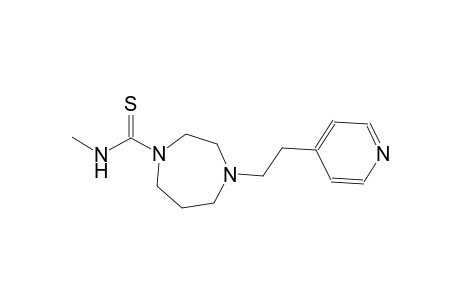 1H-1,4-diazepine-1-carbothioamide, hexahydro-N-methyl-4-[2-(4-pyridinyl)ethyl]-