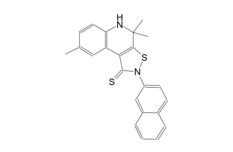 4,4,8-trimethyl-2-(2-naphthyl)-4,5-dihydroisothiazolo[5,4-c]quinoline-1(2H)-thione