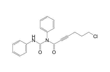 N-(6-chloro-2-hexynoyl)carbanilide
