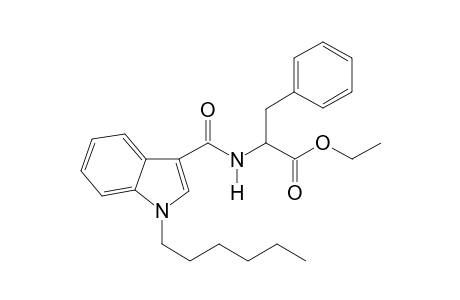 Ethyl 2-([(hexyl-1H-indol-3-yl)carbonyl]amino)-3-phenyl propanoate