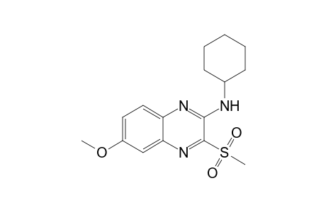 2-Cycloexylamino-3-methylsulfonyl-6-methoxyquinoxaline