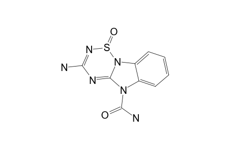 3-Amino-5-aminocarbonyl-(1-lambda-4),2,4,6-thiatriazino[2,3-a]benzimidazol 1-oxide