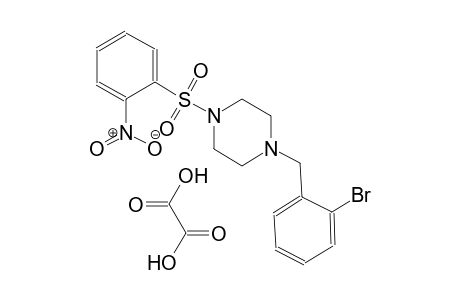 1-(2-bromobenzyl)-4-((2-nitrophenyl)sulfonyl)piperazine oxalate