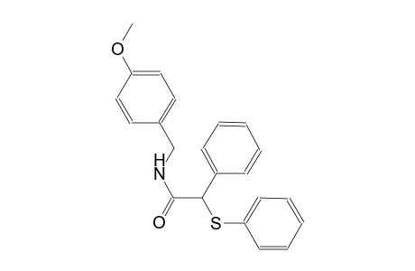 N-(4-methoxybenzyl)-2-phenyl-2-(phenylsulfanyl)acetamide