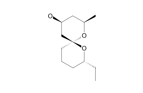 (2RS,4RS,6RS,8SR)-8-ETHYL-2-METHYL-DIOXASPIRO-[5,5]-UNDECAN-4-OL