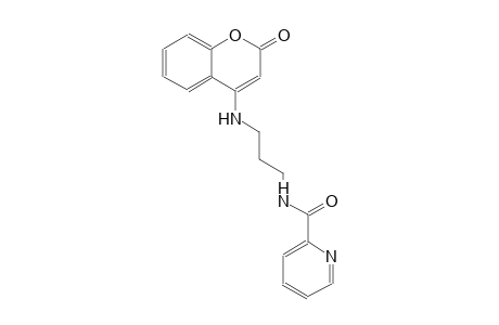 2-pyridinecarboxamide, N-[3-[(2-oxo-2H-1-benzopyran-4-yl)amino]propyl]-