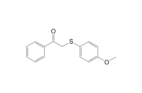 2-[(4-methoxyphenyl)thio]-1-phenyl-ethanone