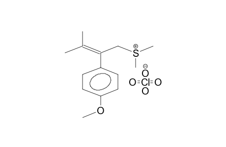 DIMETHYL[2-(PARA-METHOXYPHENYL)-3-METHYLBUT-2-EN-1-YL]SULPHONIUMPERCHLORATE
