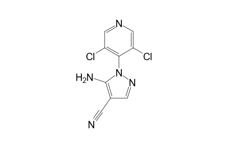 1H-Pyrazole-4-carbonitrile, 5-amino-1-(3,5-dichloro-4-pyridinyl)-